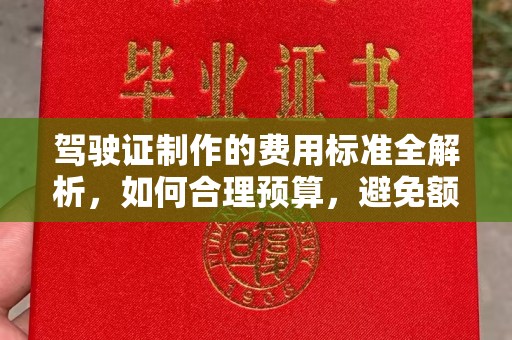 桂平驾驶证制作的费用标准全解析，如何合理预算，避免额外支出